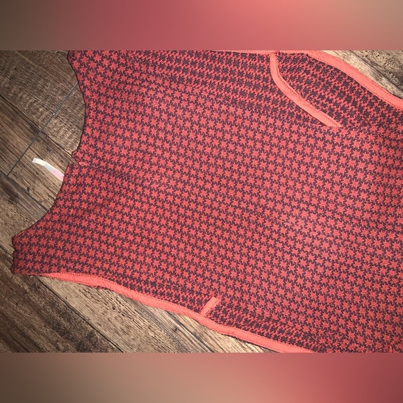 Chic Red plaid Free People Mod Mini Romper in Red / belt loops fall boho revolve - Picture 10 of 10